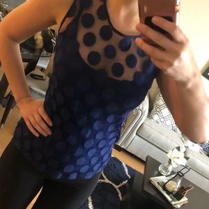 Banana republic polka dot shirt